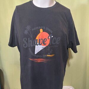 Matsumoto Shave Ice Haleiwa Hawaii's Own North Shore Uniqlo Men's Dark Gray Shir